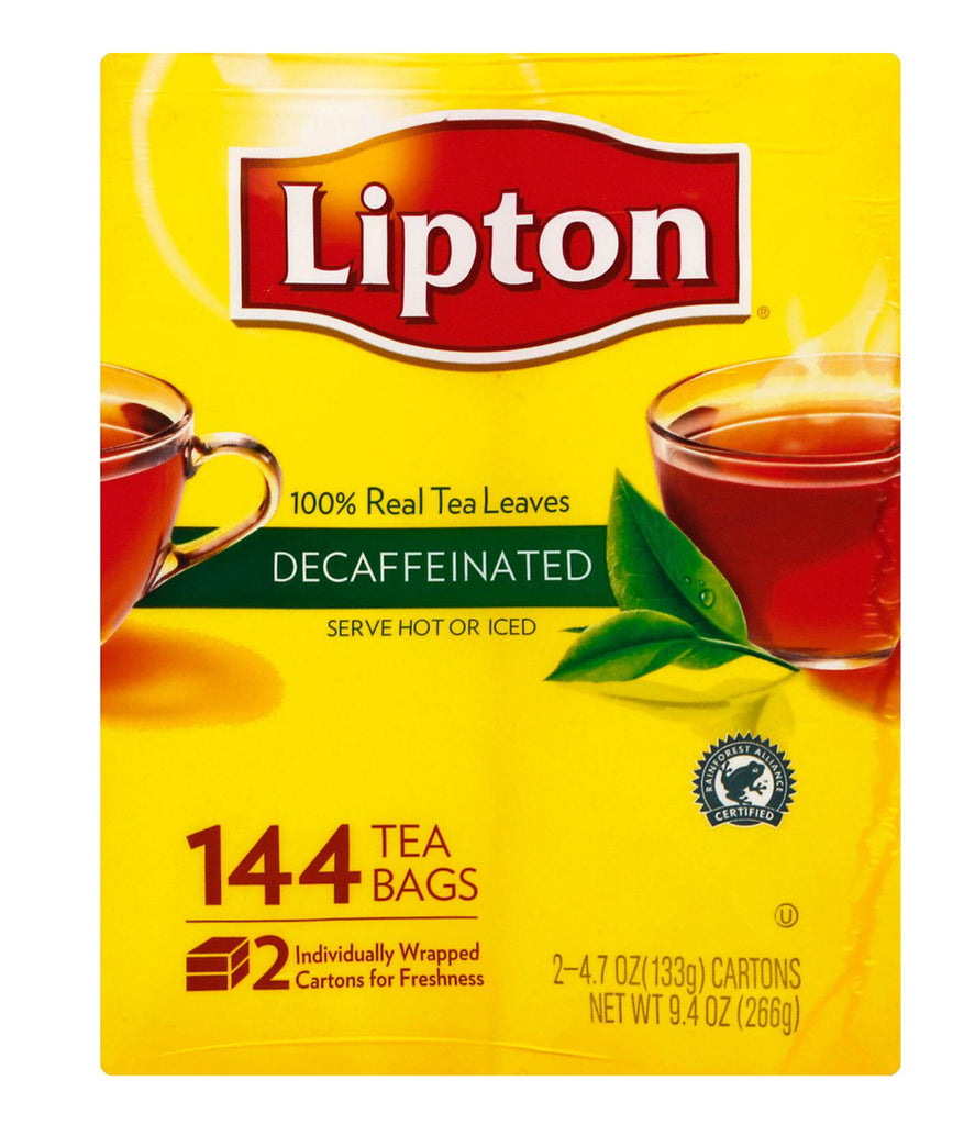 Lipton Decaffeinated Tea Bags, (144 ct.)