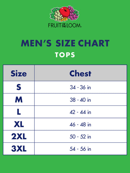 Fruit of the Loom Men's Classic White Crew T-Shirts, (6 Pack)