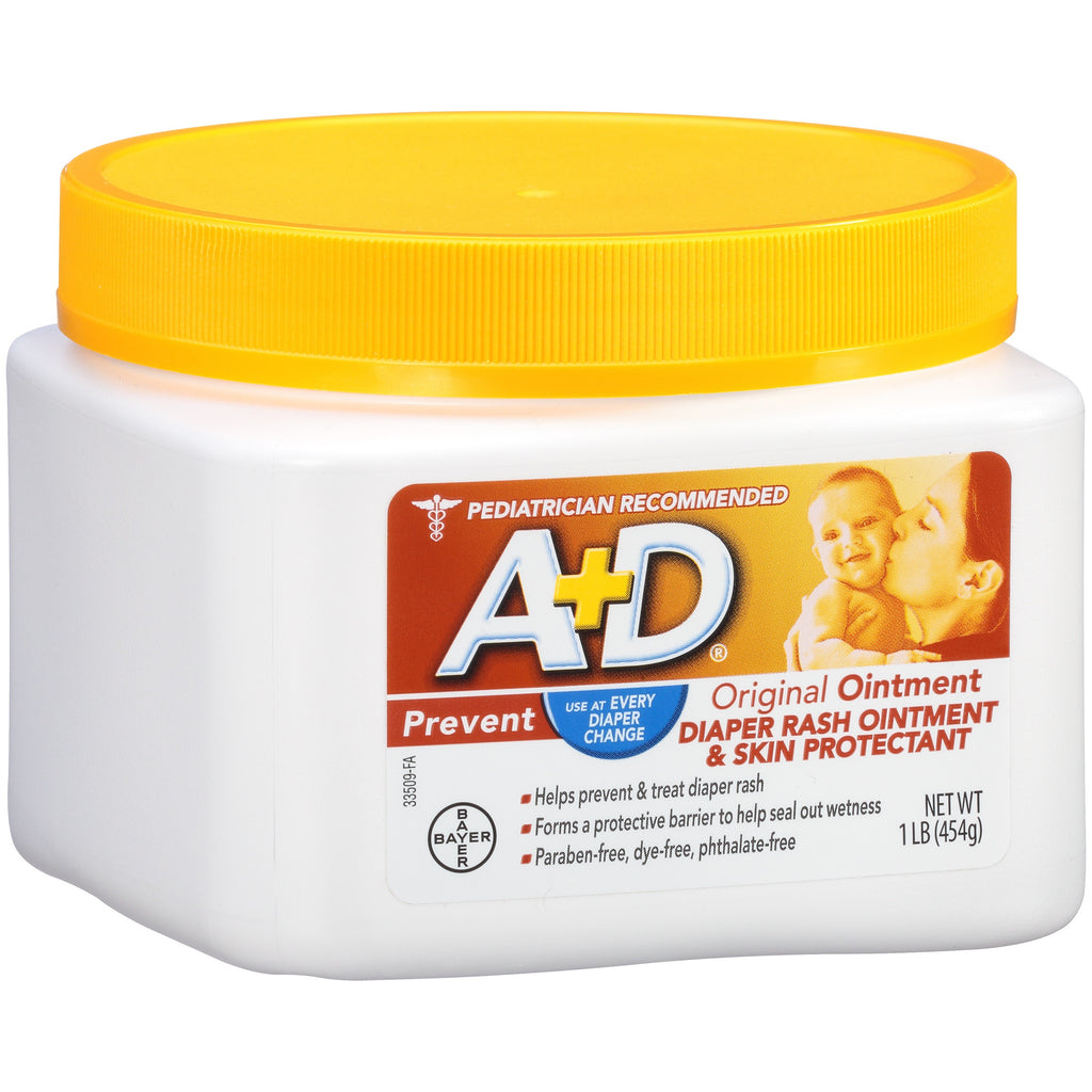 A+D® Original Diaper Rash Ointment & Skin Protectant 1 lb. Tub