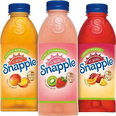 Snapple Juice Drink Variety, (24/20oz)