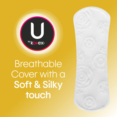 U by Kotex Lightdays Pantiliners, Long, Unscented, (96ct)