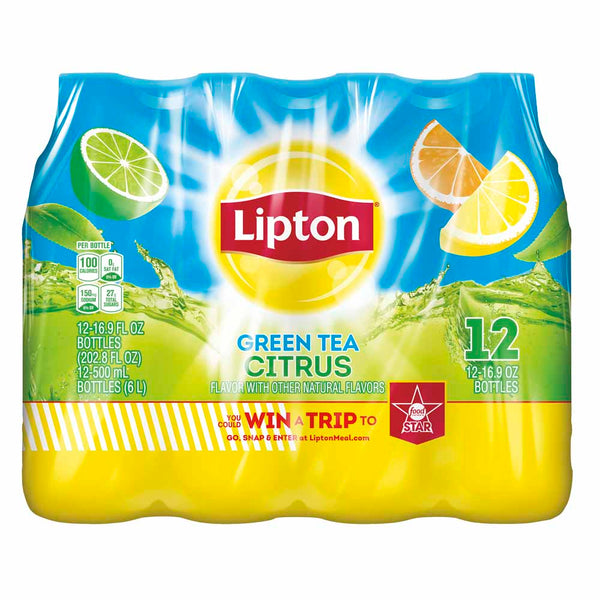 Lipton Green Tea Citrus Iced Tea (12 pk., 16.9 floz.)