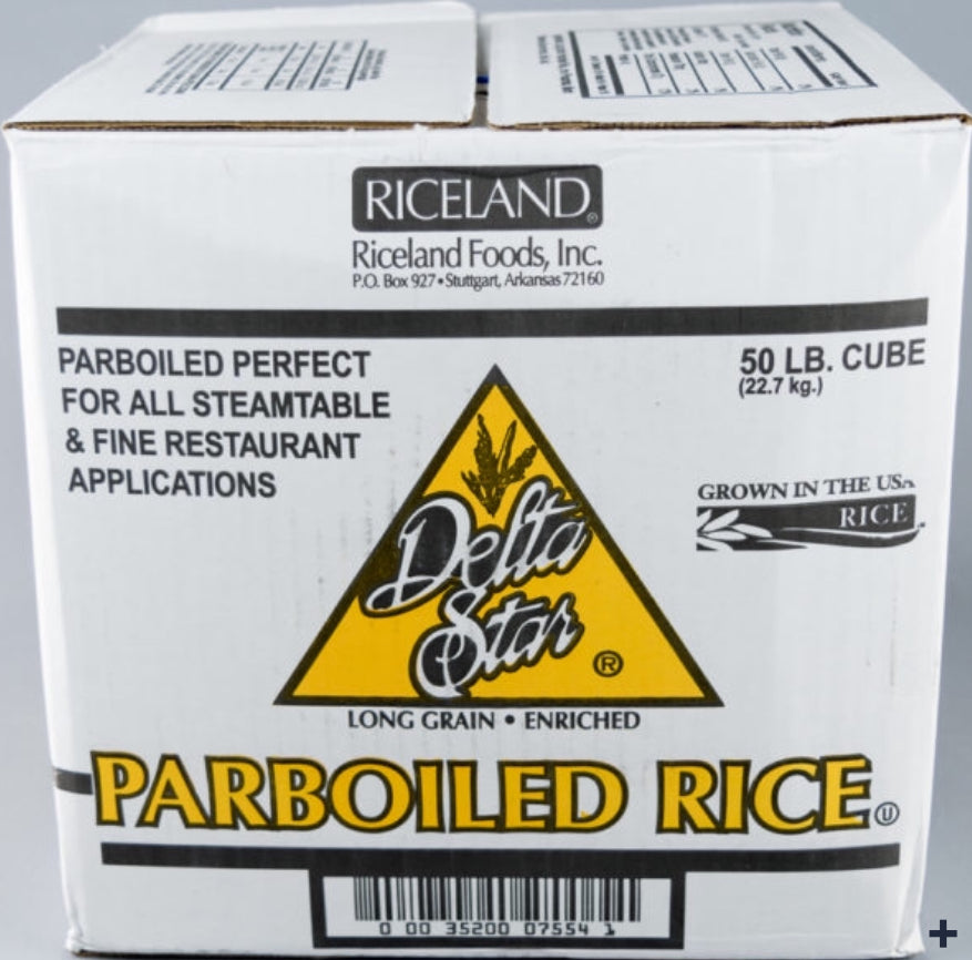 Delta Star Parboiled Long Grain Rice 50lb