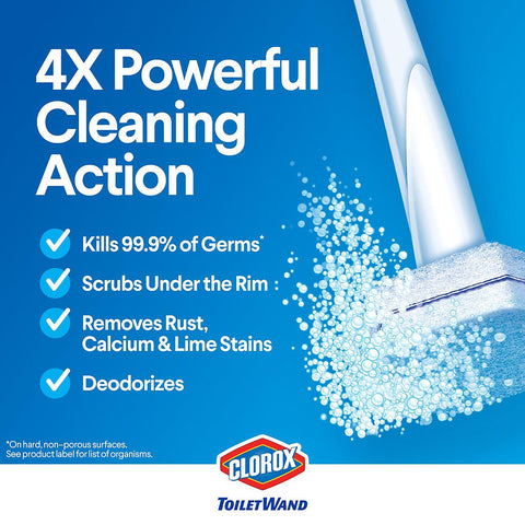 Clorox Toilet Wand, 36 Disinfecting Cleaning Head Refills + 1 Toilet Wand Handle