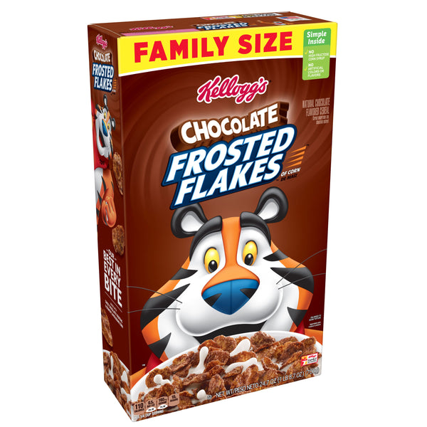 Kellogg's Chocolate Frosted Flakes, Family Size (24.7oz.)