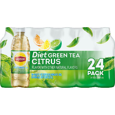 Lipton Diet Green Tea w/Citrus (16.9 oz. bottles, 24 pk.)