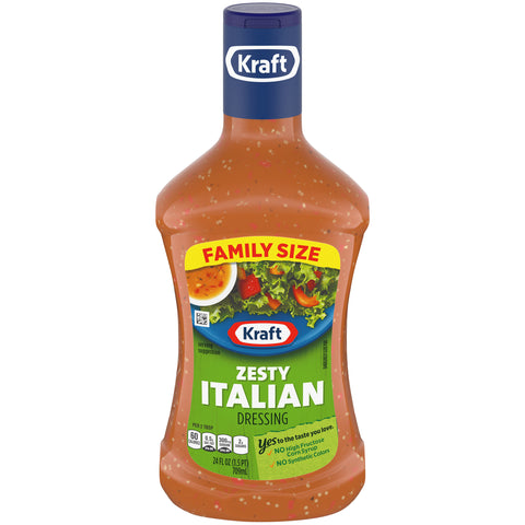 Kraft Zesty Italian Dressing, (24floz.)