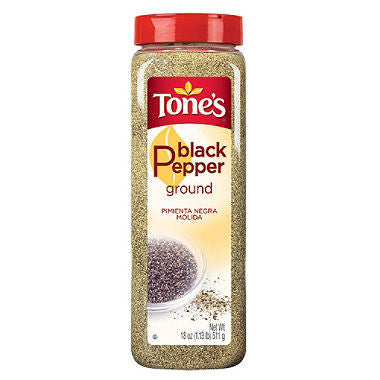 Tone's Ground Black Pepper - 18 oz.