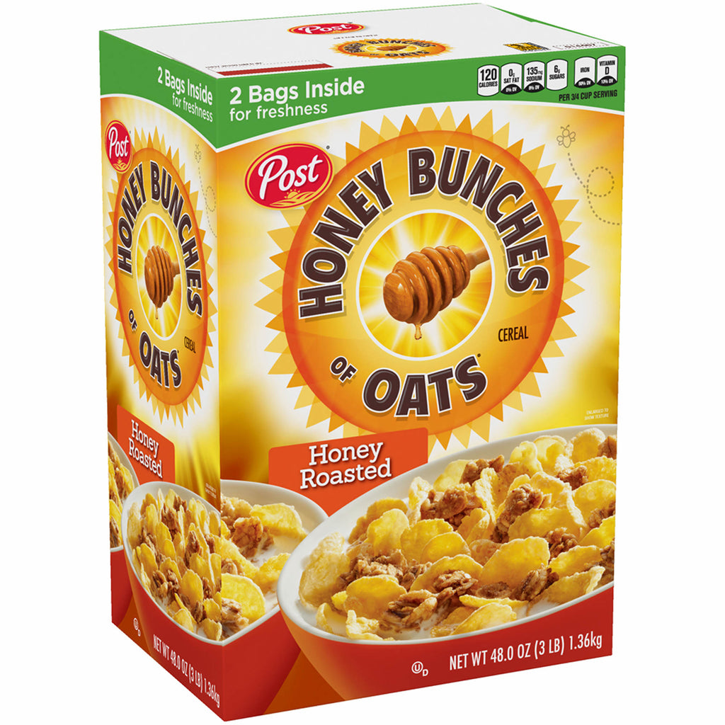 Post Honey Bunches of Oats, Honey Roasted (48oz.)