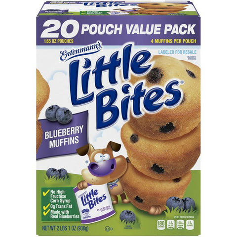 Entenmann's Little Bites Blueberries (20 ct.)
