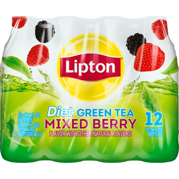 Lipton Diet Green Tea, Mixed Berry (12 pk., 16.9 floz.)