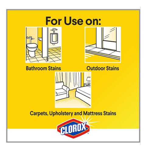 Clorox Urine Remover for Stains and Odors, 32oz Spray Bottle and 128oz Refill