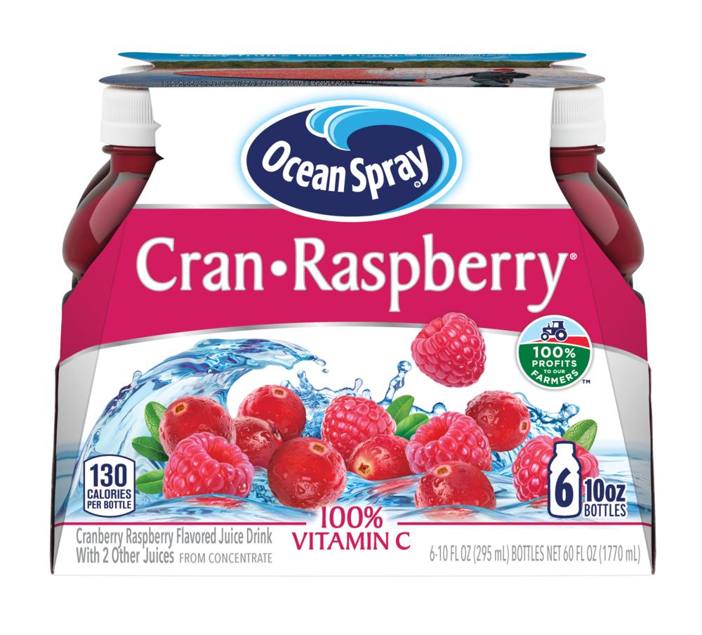 Ocean Spray Juice Cocktail, Cran-Raspberry (6/10 oz.)
