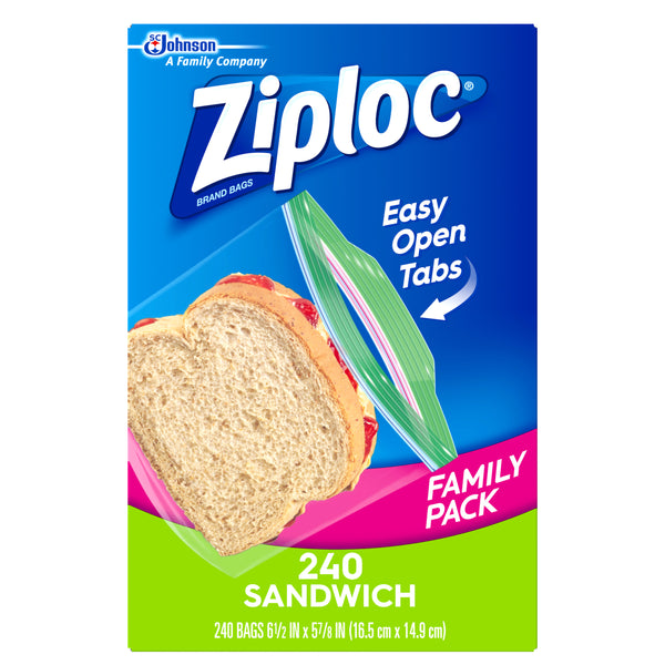 Ziploc Sandwich Bag (240 ct)