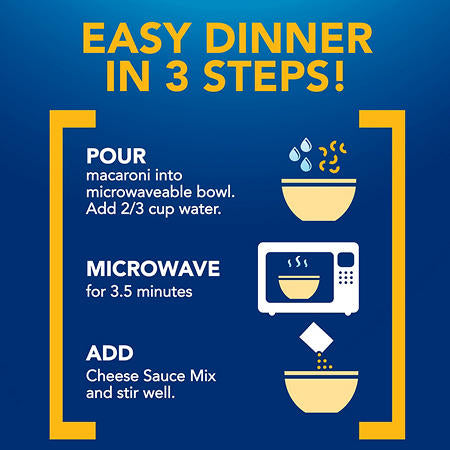 Kraft Easy Mac Macaroni & Cheese Dinner, Original (18 ct.)