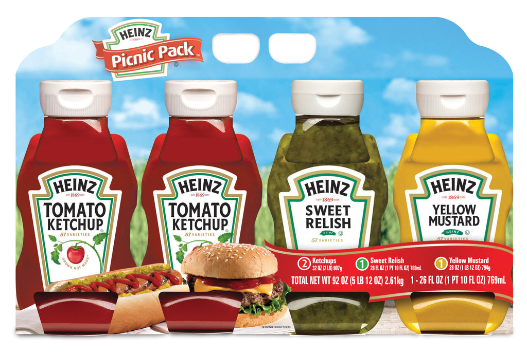 Heinz Picnic Pack, (4pk. 118 oz.)