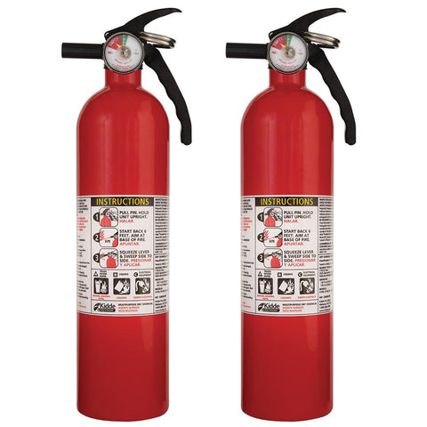 Kidde 1-A:10-B:C Recreational Fire Extinguisher (2-Pack)