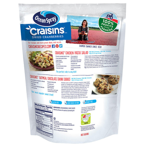 Ocean Spray Craisins Dried Cranberries Original (48 oz.)