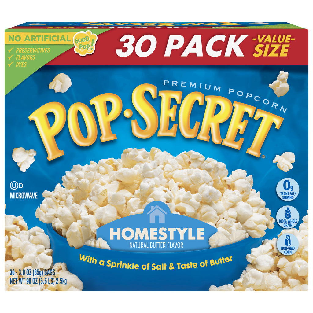 Pop Secret Homestyle Microwave Popcorn, (30 ct.)