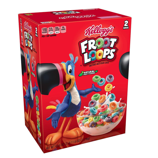 Kellogg's Froot Loops Cereal, (43.6oz.)
