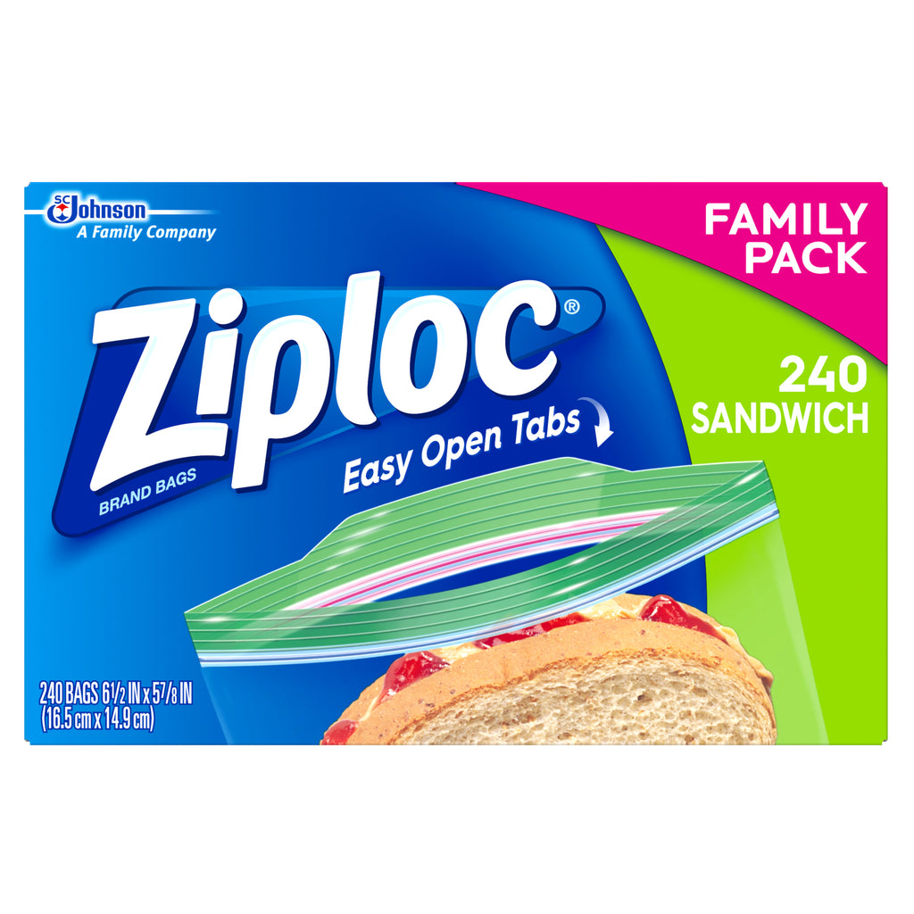 Ziploc Sandwich Bag (240 ct)