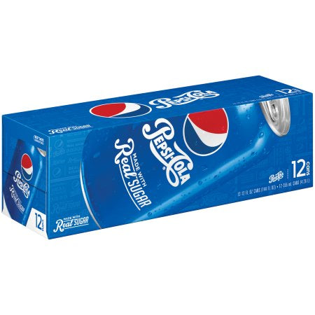 Pepsi Made with Real Sugar, (12pk.)
