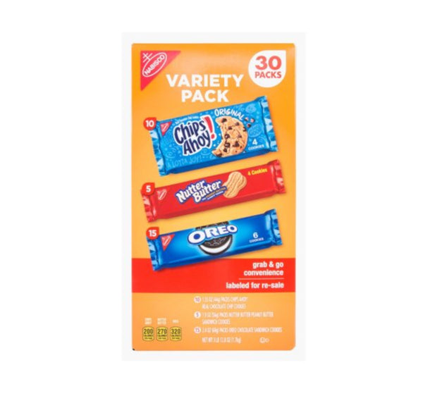Nabisco Cookie Variety Pack, (30 ct.)