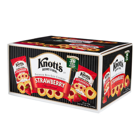 Knott's Berry Farm Strawberry Shortbread  (2 oz. 36 pkgs.)