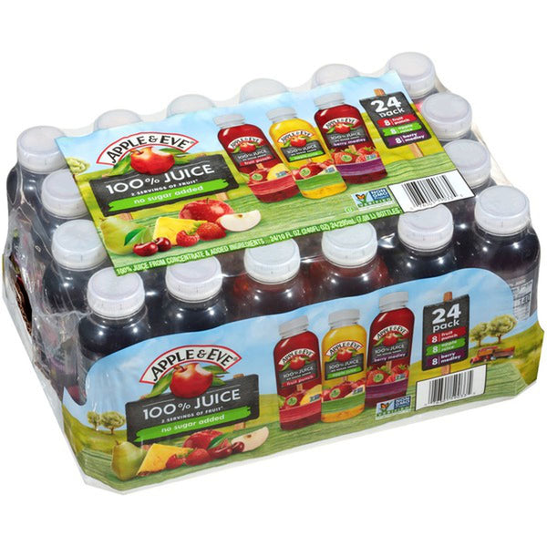 Apple & Eve 100% Fruit Juice Variety Pack, (24 pk./ 10 oz.)