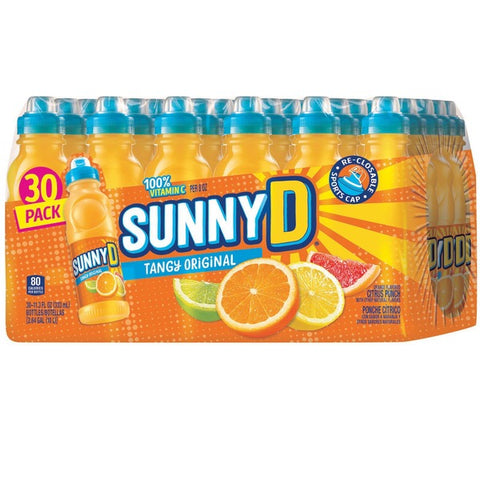 Sunny D Juice Tangy Original, (30 ct., 11.3 oz.)
