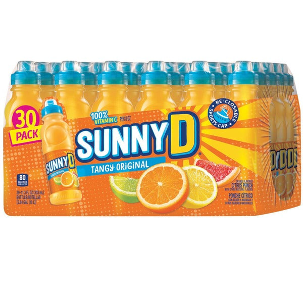 Sunny D Juice Tangy Original, (30 ct., 11.3 oz.)