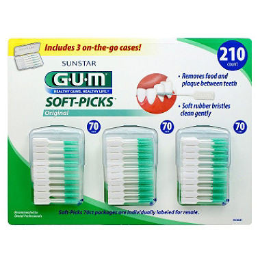 Sunstar G-U-M Soft-Picks Original, (210 ct., 70/3pk)