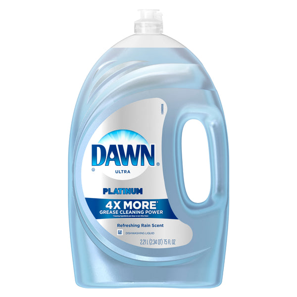 Dawn Ultra Platinum Refreshing Rain Dishwashing Liquid, 75 oz.