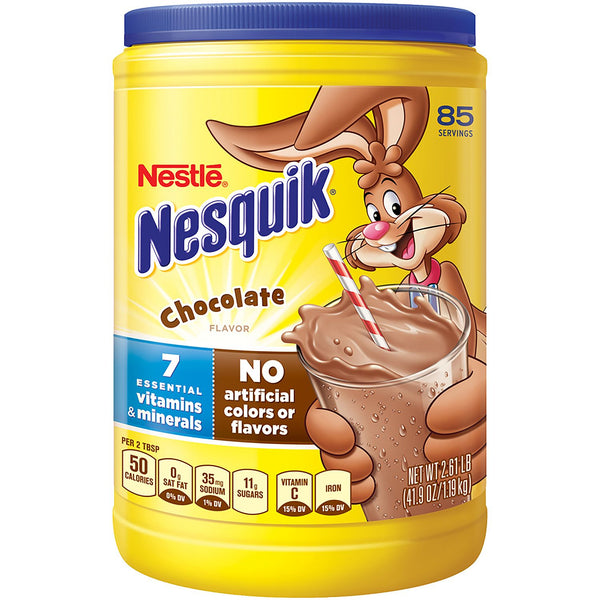 Nestle Nesquik Chocolate-Flavored Powder (2.61 lb)