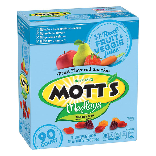 Mott's Medley Assorted Fruit Flavored Snacks (90 ct.)