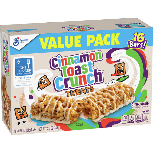 Cinnamon Toast Crunch Breakfast Cereal Treat Bars, (16ct.)