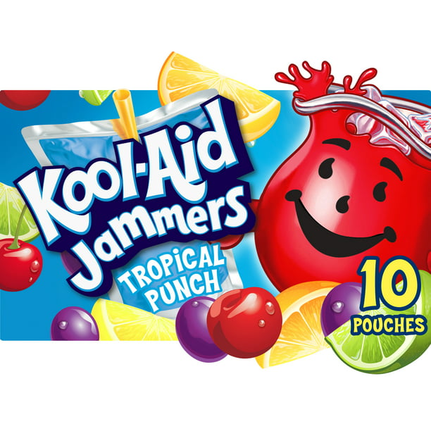 Kool-Aid Jammers, Tropical Punch, (10/6oz.)