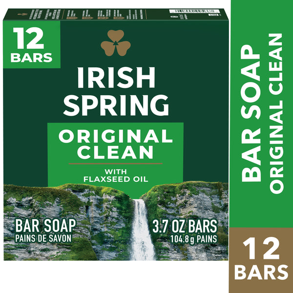 Irish Spring Original Bar Soap (3.75 oz., 12bars)