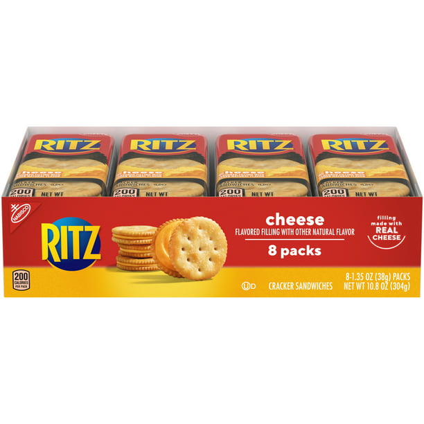 RITZ Cheese Sandwich Crackers, (8ct., 1.38oz.)
