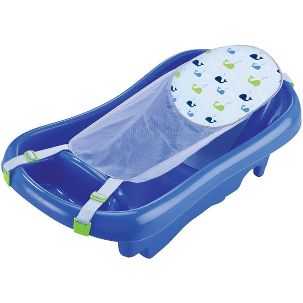 The First Years Sure Comfort Deluxe Newborn to Toddler Tub w/Sling, Blue