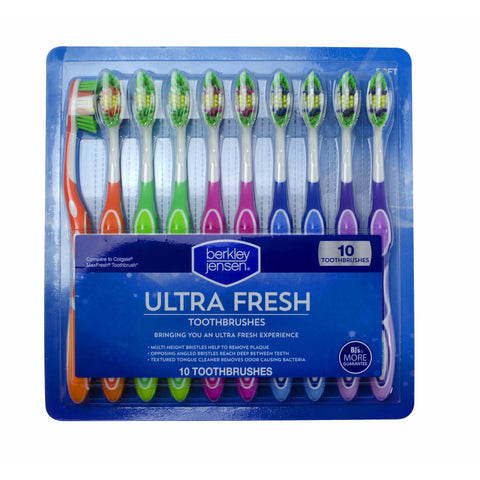 Berkley Jensen Ultra Fresh Toothbrushes, 10 pk.