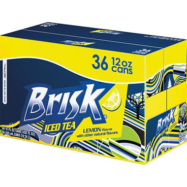 Lipton Brisk Lemon Iced Tea (36ct.,12oz)