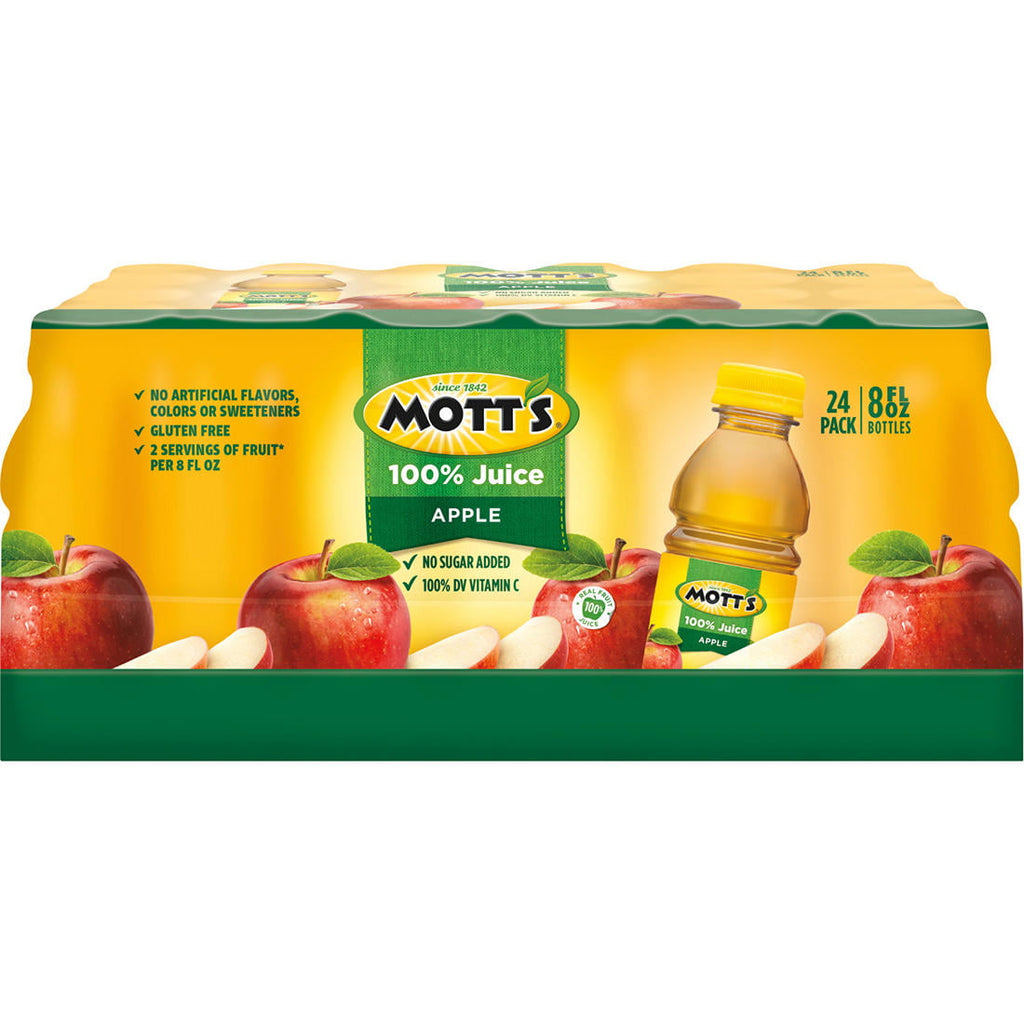 Motts 100% Apple Juice, (24/8oz.)