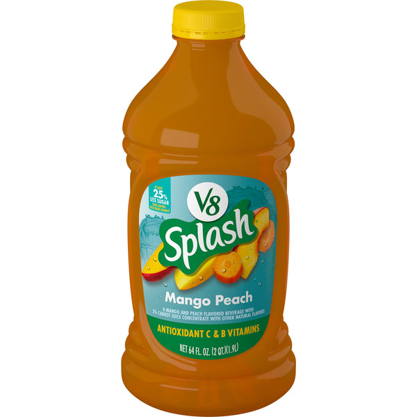 V8 Splash Juice, Mango Peach, (64oz.)