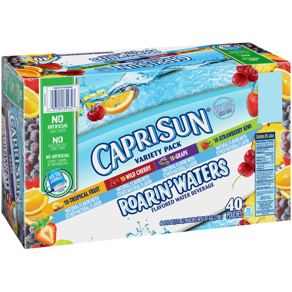 Caprisun Roaring Waters Variety Pack, (40/6oz)