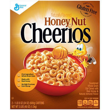 General Mills Honey Nut Cheerios (18.8oz.)