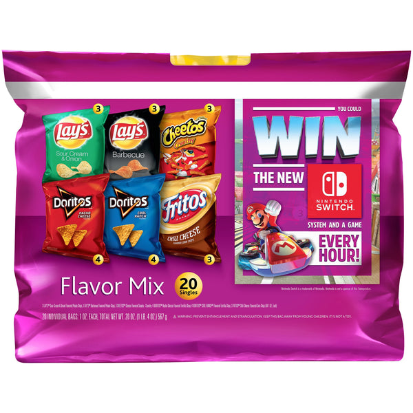 Lay's Flavor Mix Variety Pack, 20 Count