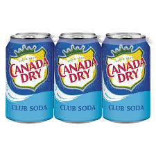 Canada Dry Club Soda 24/12oz