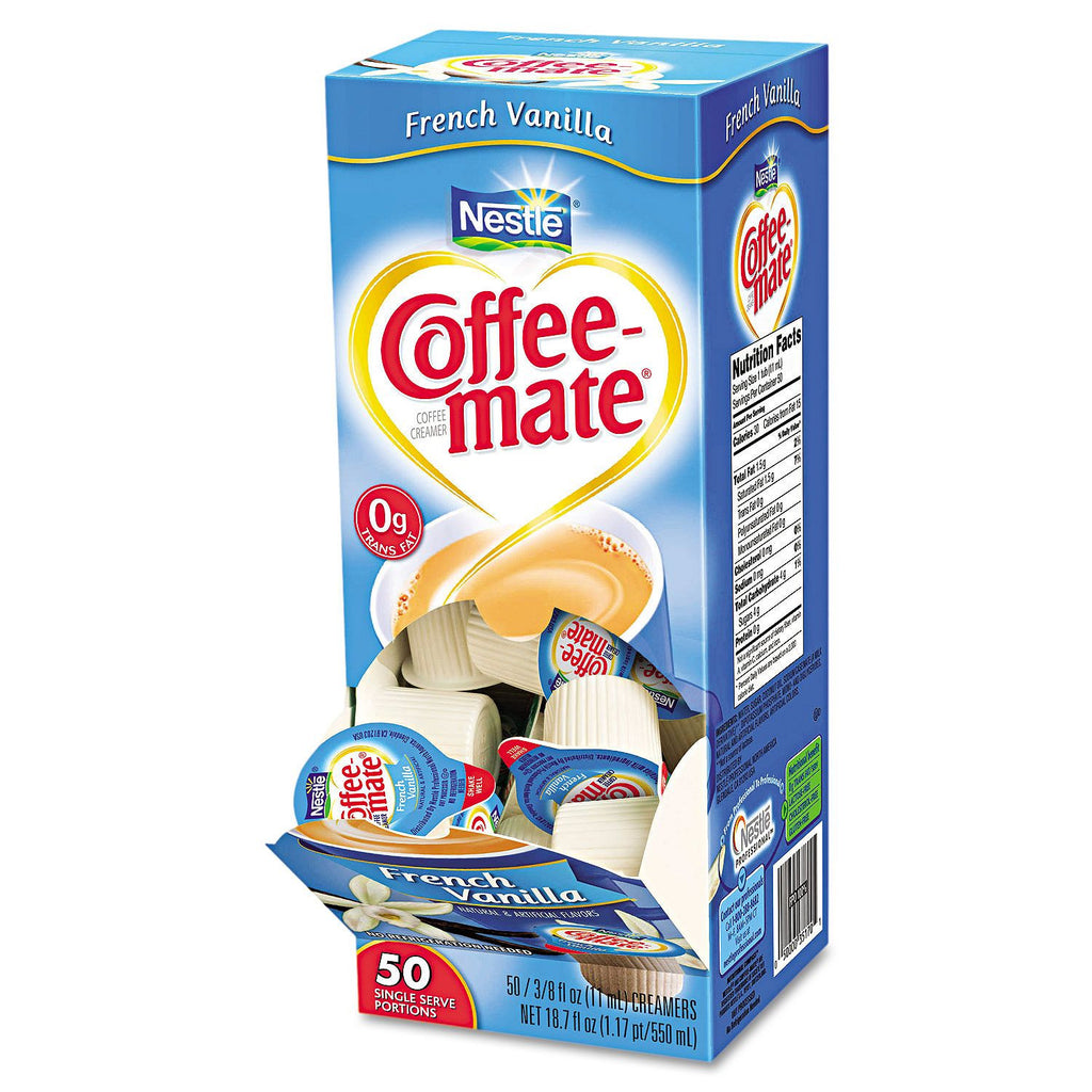 Nestle Coffee-mate Liquid Creamer Singles, French Vanilla (50 ct.)