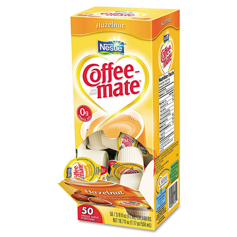 Nestle Coffee-mate Liquid Creamer Singles, Hazelnut (50 ct.)